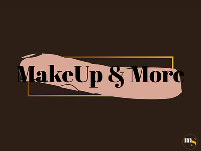 MakeUp & More édition femmes logo design by @mkrmStudio design graphic design illustration logo