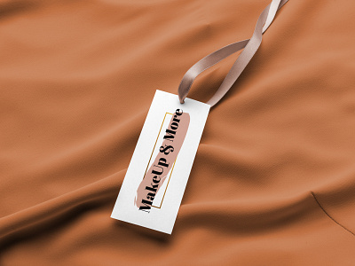 MakeUp & More édition femmes tag design by @mkrmStudio branding design graphic design illustration logo