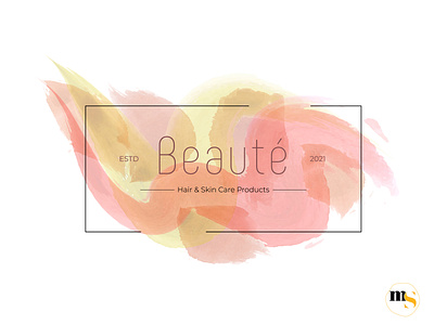 Beauté édition femmes watercolor logo design by @mkrmStudio