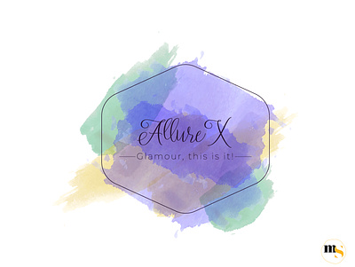 Allure X édition femmes watercolor design by @mkrmStudio design graphic design illustration logo