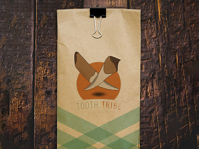TOOTH TRIBE Paper packet design by @mkrmstudio