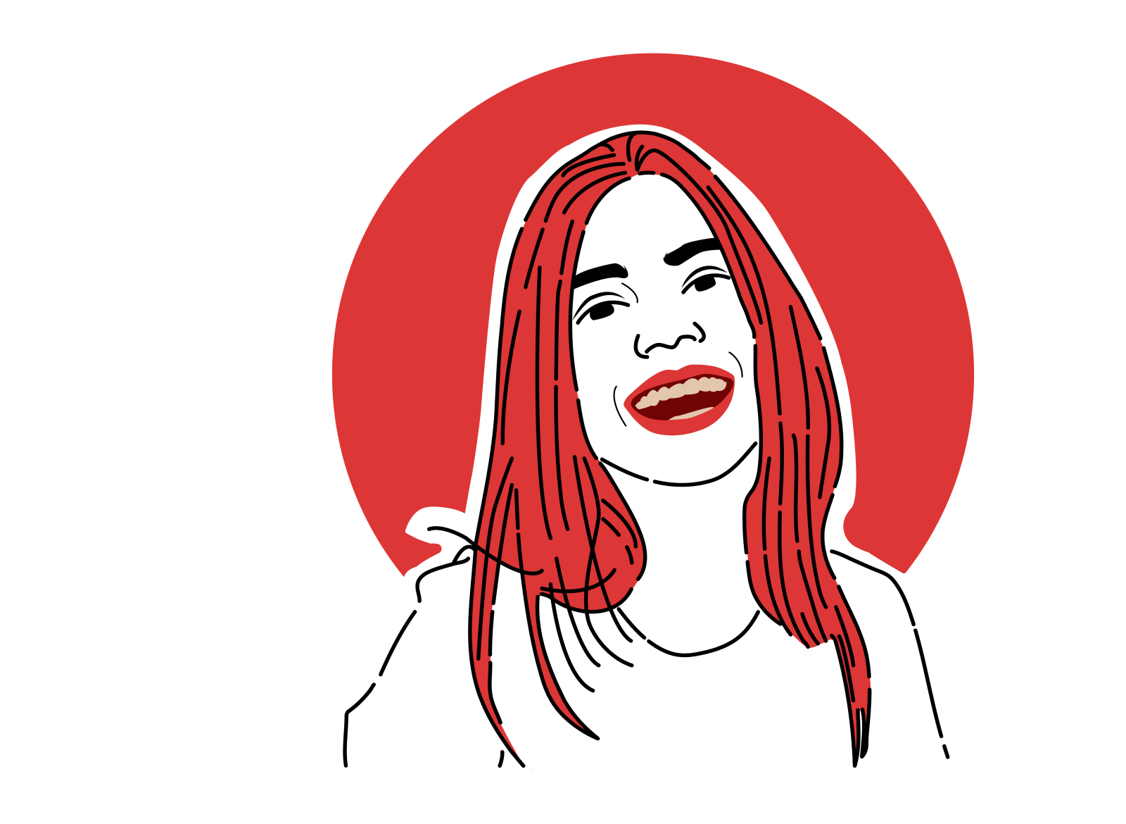 Vector Line Art Portrait by Hasnaeen Shafat on Dribbble