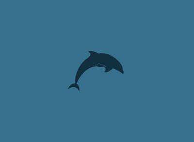 Dolphin art branding design dolphin graphic design illustration logo logotype sea vector