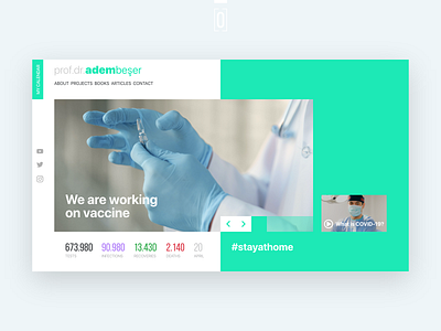 Main focus... adobe xd coronavirus covid 19 dailyui dailyui 003 focus landing page slider stayathome ui website