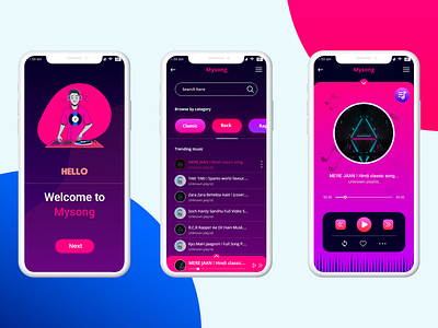 Music Apps Design.