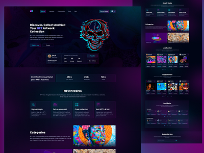 NFT Website UI Design