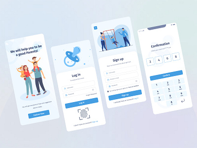 Baby Care Mobile App & Web Design