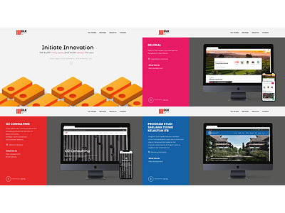 Website design for dlk.web.id branding design ui website design