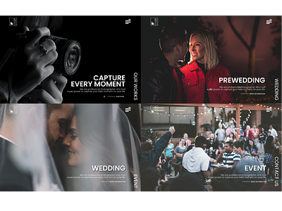 (DETAIL) WEBSITE DESIGN CONCEPT FOR PHOTOGRAPHY STUDIO