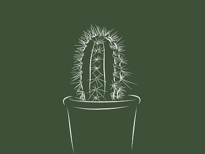 Line Art: Cactus