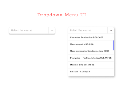 Dropdown UI app application design dropdown dropdown ui information selection ui ui ux