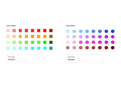 Color Palette Card UI Design by Irfan on Dribbble