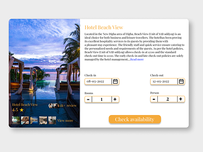 Hotel Booking UI