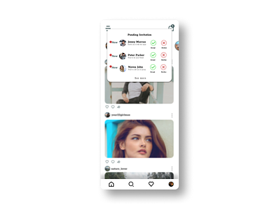 Pending Invitation UI design invitation ui pending invitation pending invitation ui pending request pending request ui request ui ui ux
