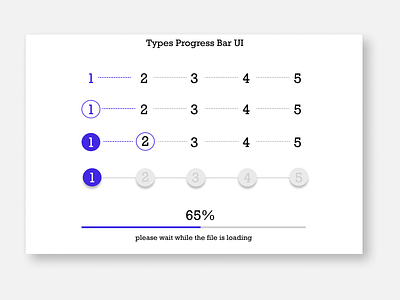 Progress Bar UI bar ui design porgress ui progress bar progress bar ui progress line ui ux