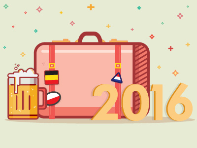 2016 New Years Resolution: Travel Abroad! 2016 beer deutschland germany new years travel