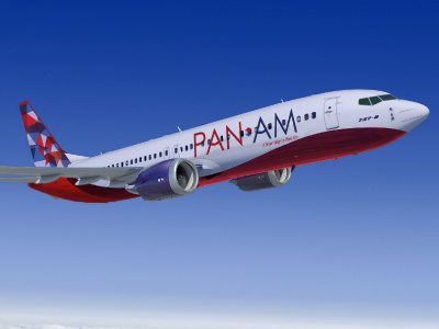 PANAM Plane Mockup airline airplane panam