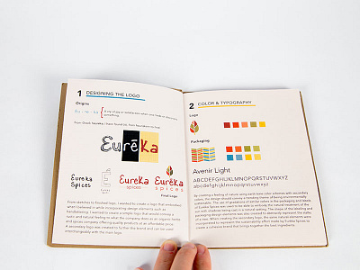 Eurëka Inside Logo Branding booklet branding logo design print