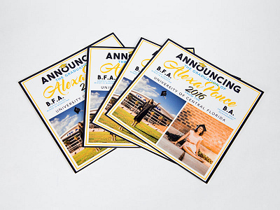 UCF BFA & BA Grad Announcements college grad announcements graduate print ucf