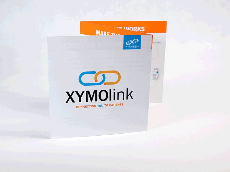 XYMOlink Brochure Design brochure fun gif icons print