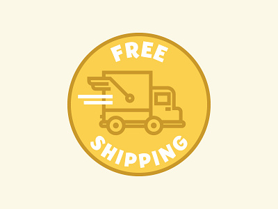 Free Shipping Badge air mail boxes free kids shipping truck