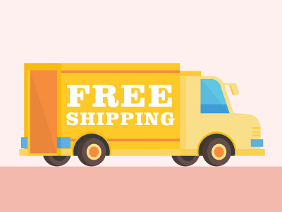 Free Shipping Truck badges free shipping shipping truck
