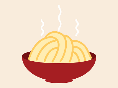 Food Icon 4 dinner food icon illustration pasta spaghetti