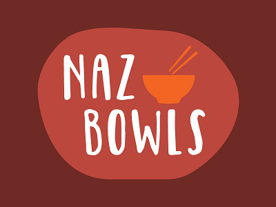 Naz Bowls Logo bowl bowls eat food food logo logo ramen