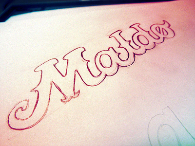 Maldo logotype [sketch] lettering logo logotype maldo pencil personal sketch typo typography