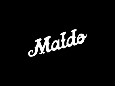 Maldo logotype [animation] animation behance blackwhite full project gif lettering link logo logotype maldo morph morphing personal serif typography