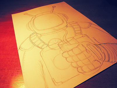 Astronaut sketch