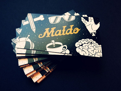 maldo [business cards] business business cards cards identity logotype maldo space
