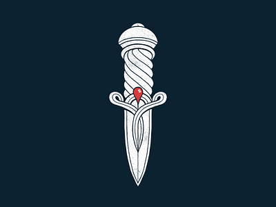 Dagger aztec blood dagger drawing drop illustration knife maldo maldonaut symbol texture