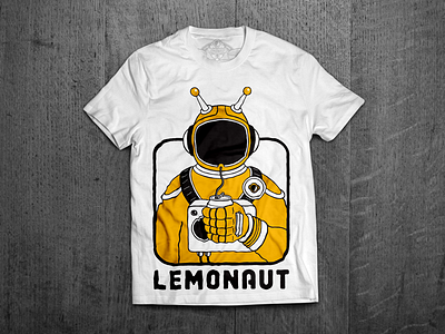 LEMONAUT ✮ Lemonade Time [T-shirt] apparel astronaut buy lemon lemonaut logo maldo maldonaut sale shop space tshirt