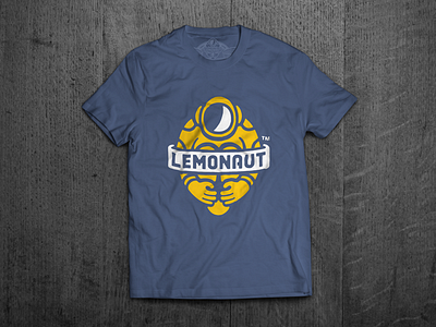 LEMONAUT ✮ Logo Design [T-shirt] apparel astronaut lemon lemonaut logo logotype maldo maldonaut sale shop space tshirt