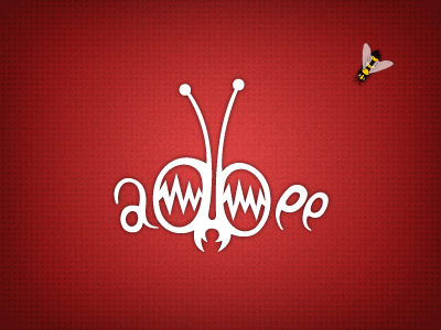 Adbee (logotype) ad adbee bee digital agency eyes logo logotype