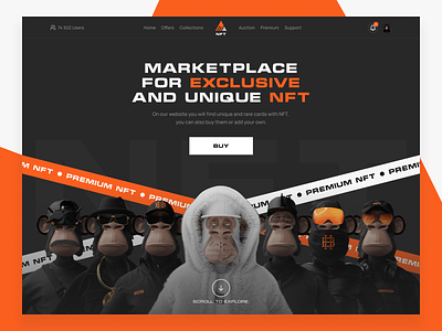 NFT Marketplace - Brutal monkeys