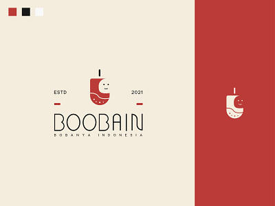 BOOBAIN | BRAND IDENTITY boba brand brand identity branding bubble tea creative creativity desainer desainer grafis desainer logo design drink graphic design graphic designer illustration inspirations logo logo designer logos ideas milk tea