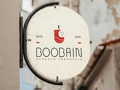 Boobain Boba Drink - Brand Identity (1/3) boba boba brand boba logo brand identity branding design design drink graphic design illustration logo logo design mockup design visual identity