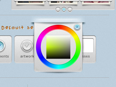 Color Wheel 'pop-up' (using Farbtastic.js)