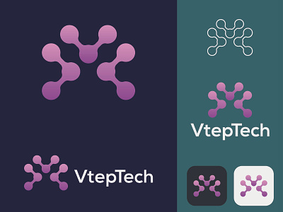 Vtep Tech logo 3d animation brand identy branding design graphic design how to icon logo illustration letter logo logo logo branding logo creator logo designer logo idea logo make logos monogram logo motion graphics tech logo