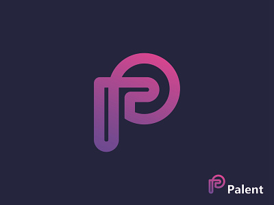 Palent ( Letter logo mark ) abstract logo branding business logo colourfull concept creative gradient graphic design icon logo letter logo letter mark logo logo designer logo idea logos minimal modern p logo simple logo unique