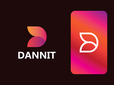 DANNIT brand identity branding clean logo colourfull d logo d mark gradient graphic design icon logo letter logo letter mark logo logo designer logo desk logo idea minimalist modern monogram typography word mark