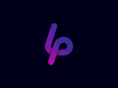 LP icon logo design