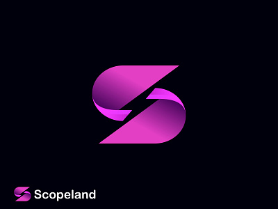 Scopeland abstract logo app logo branding color concept creative gradient graphic design icon icon logo letter logo letter mark logo logo designer logo idea modern logo s design s logo s mark web logo