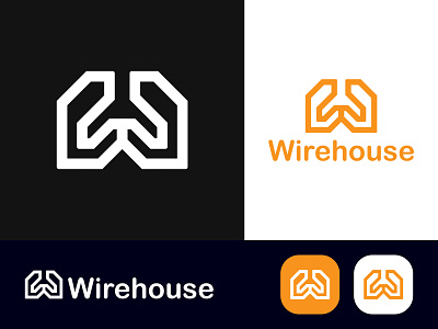 Wirehouse (W lettermark) app logo branding business logo company logo concept creative graphic design icon design icon logo initial logo letter logo lettermark logo designer logo idea minimalist logo modern logo symbol w icon w lettermark w logo