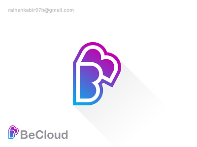 BeCloud | Logo Design abstract app b icon b logo b mark branding cloud cloud logo gradient logo graphic design icon icon logo letter logo logo designer logo desk logo mark minimalist logo modern logo monogram symbol