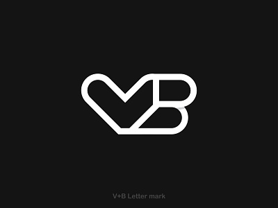 VB Letter mark icon app branding concept creative design graphic design icon icon logo initial logo letter logo letter mark logo logo designer logo idea logo mark modern logo monogram logo symbol vb icon vb logo