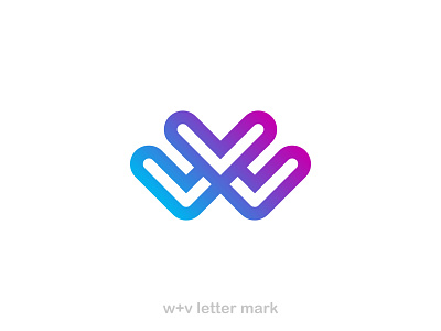 W+V Letter Mark | Logo Design abstract logo app branding creative gradient logo graphic design icon icon logo iconic logo letter logo letter mark logo concept logo designer logo idea logo mark modern logo symbol v logo w logo wv logo