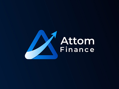 Attom Finance | Logo Design 3d accounting logo app bank logo branding concept creative finance logo financial logo graphic design icon icon logo illustration investment logo letter logo logo logo designer logo idea minimalist logo modern logo